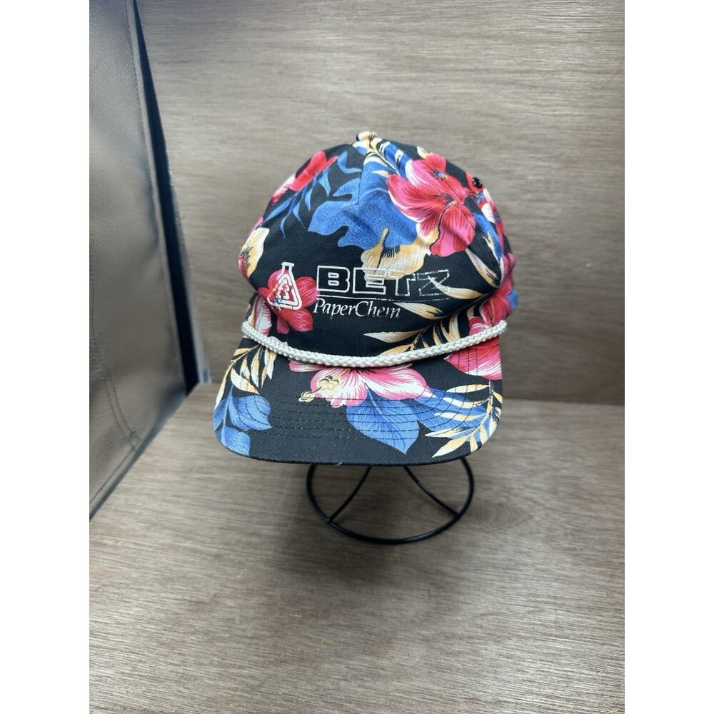 Vintage Floral Pattern Betz Paperchem Trucker Hat Cap